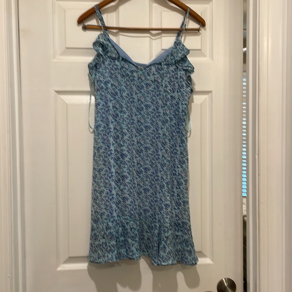 Naked Zebra: Blue Floral Dress
